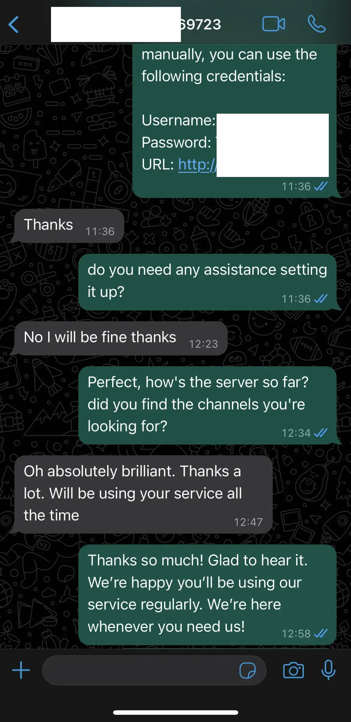 Customer conversation: Customer experience